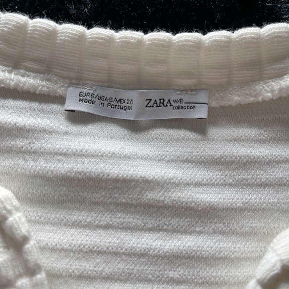 Zara Woman Lace Up Grommet Sweater - Picture 3 of 5